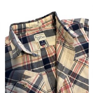 J. Crew Multicolor Plaid Madras Slim Shirt